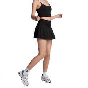 Pink active by Victoria’s Secret mesh pleated tennis court black
